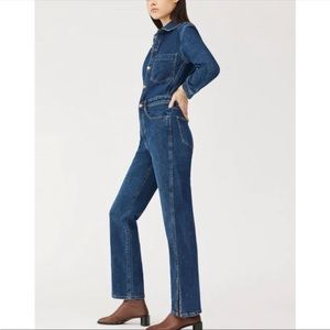 DL1961 DL1961 Freja Jumpsuit In Light Skylark New Size Medium